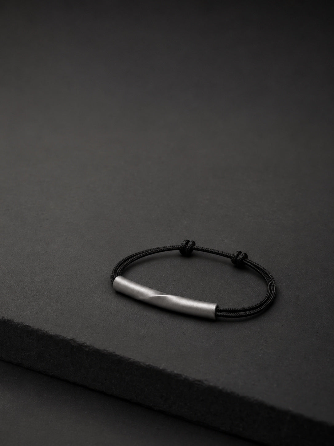 Fracture Band 002 concept object on dark stone