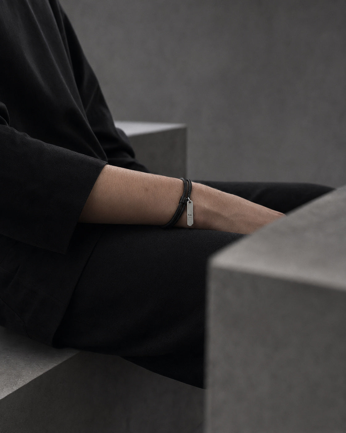 Archive Cord A-001 Double Turn worn twice around the wrist